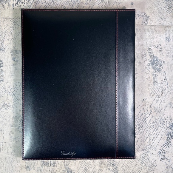 Cambridge Premium Leather Journal (Black Napa) - Picture 3 of 12